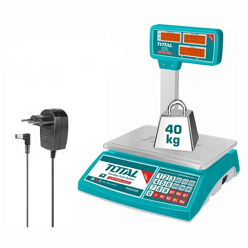 Balança Vertical Balança Digital Eletrônica Capacidade Máx de 40Kg Comercial - O ...