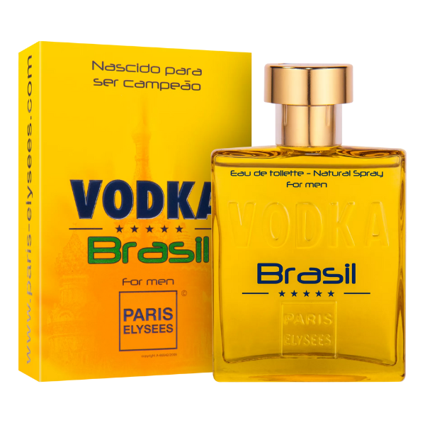 Codigo Vodka Perfume Masculino Vodka Brasil Amarelo Yellow Paris Elysees Edt 100ml ...
