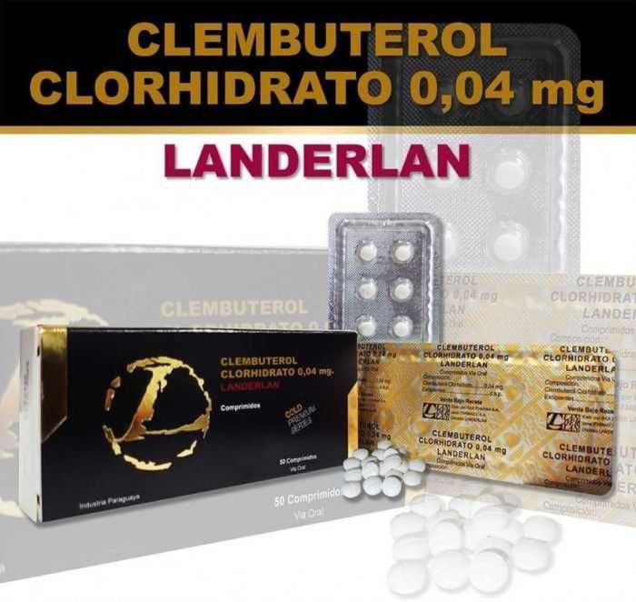 Clembuterol Cloridrato 0,04 mg Landerlan - Suplemento Emagrecedor
