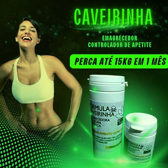Caveirinha Emagrecedor 90 Cápsulas - Controle do Apetite