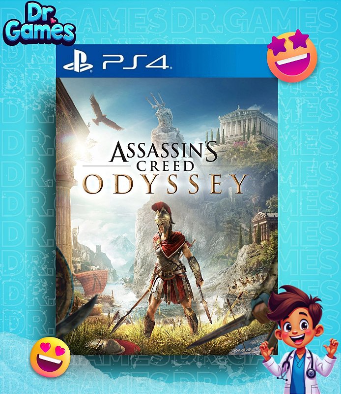ASSASSIN'S CREED ODYSSEY (EDIÇÃO PADRÃO) - PS4 MÍDIA DIGITAL