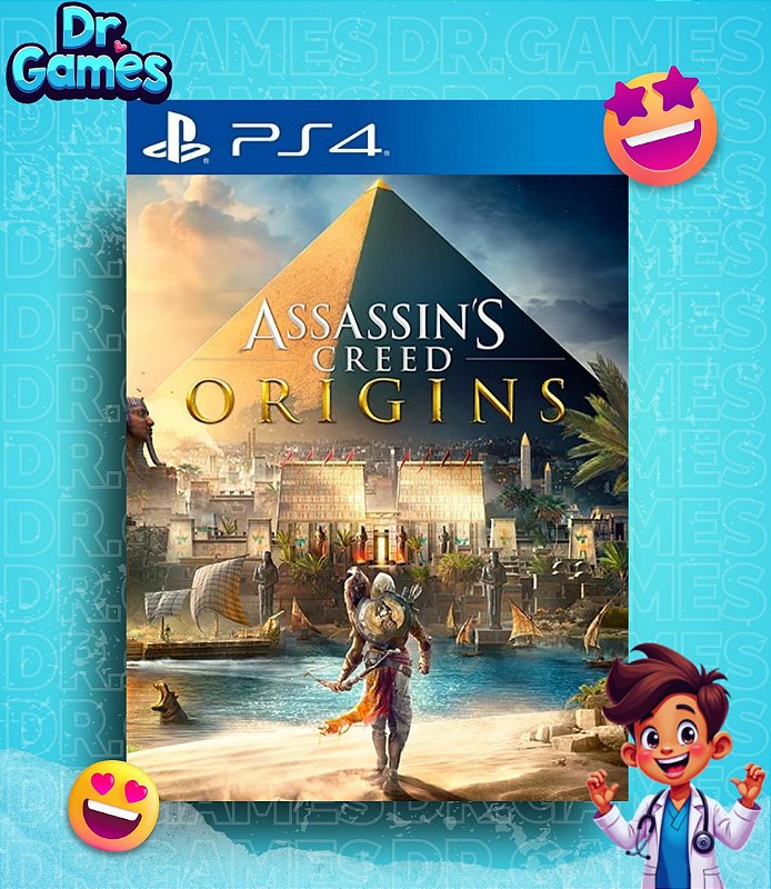 ASSASSIN'S CREED ORIGINS (EDIÇÃO PADRÃO) - PS4 MÍDIA DIGITAL