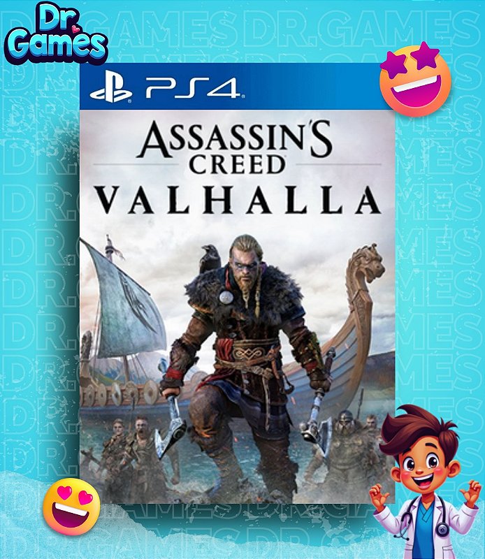 ASSASSIN'S CREED VALHALLA (EDIÇÃO PADRÃO) - PS4 MÍDIA DIGITAL
