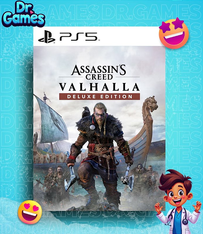 ASSASSIN'S CREED VALHALLA (DELUXE EDITION) - PS5 MÍDIA DIGITAL