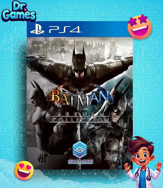 BATMAN: ARKHAM COLLECTION (EDIÇÃO PADRÃO) - PS4 MÍDIA DIGITAL