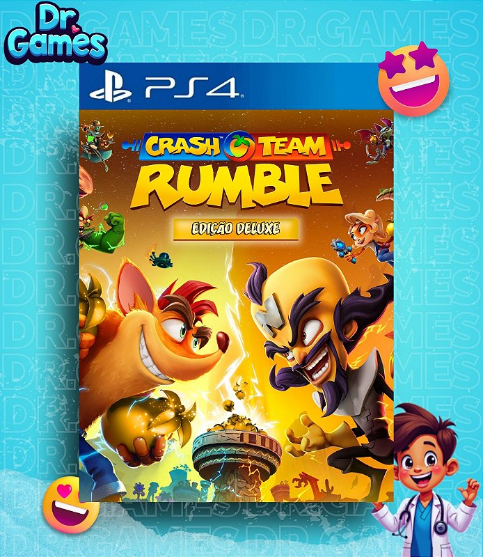 CRASH TEAM RUMBLE™ (EDIÇÃO DELUXE) - PS4 MÍDIA DIGITAL