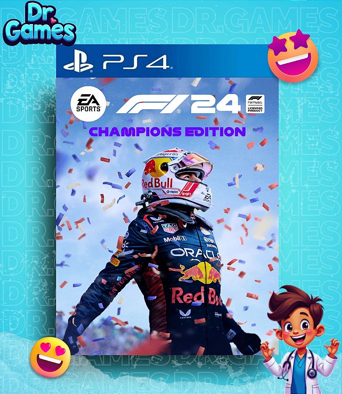 F1® 24 (EDIÇÃO DOS CAMPEÕES) - PS4 MÍDIA DIGITAL