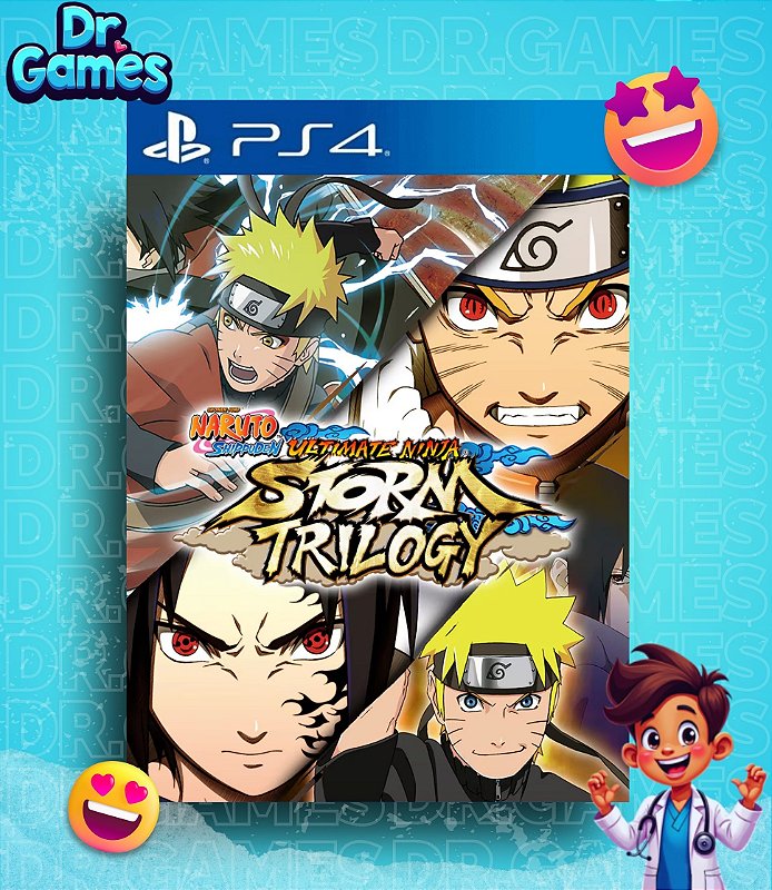 NARUTO SHIPPUDEN: ULTIMATE NINJA STORM TRILOGY (EDIÇÃO PADRÃO) - PS4 MÍDIA DIGITAL