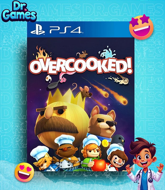 OVERCOOKED (EDIÇÃO PADRÃO) - PS4 MÍDIA DIGITAL