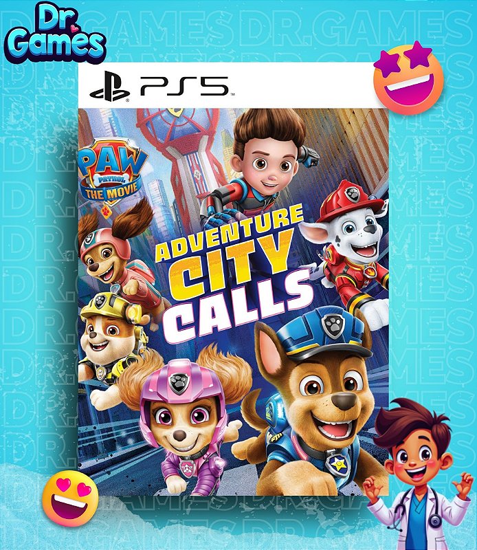 PATRULHA CANINA: O FILME A CIDADE DA AVENTURA ESTÁ CHAMANDO (EDIÇÃO PADRÃO) - PS5 MÍDIA DIGITAL