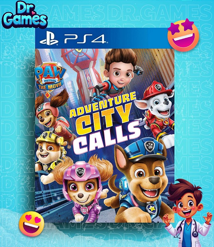 PATRULHA CANINA: O FILME A CIDADE DA AVENTURA ESTÁ CHAMANDO (EDIÇÃO PADRÃO) - PS4 MÍDIA DIGITAL