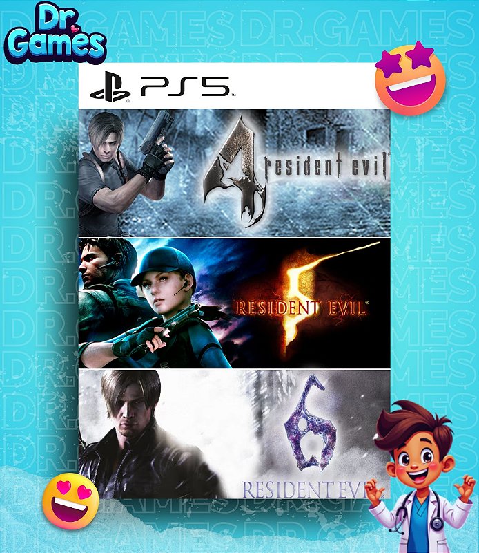 RESIDENT EVIL (PACOTE TRIPLO) - PS5 MÍDIA DIGITAL