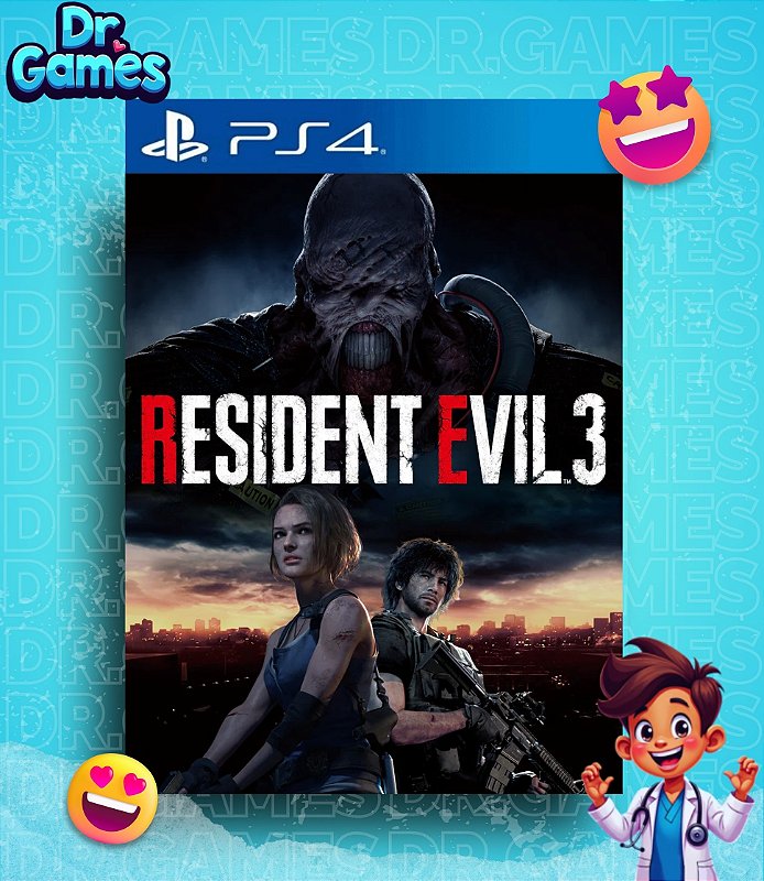 RESIDENT EVIL 3 (EDIÇÃO PADRÃO) - PS4 MÍDIA DIGITAL