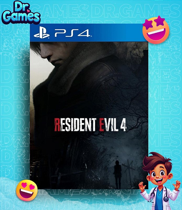 RESIDENT EVIL 4 REMAKE (EDIÇÃO PADRÃO) - PS4 MÍDIA DIGITAL