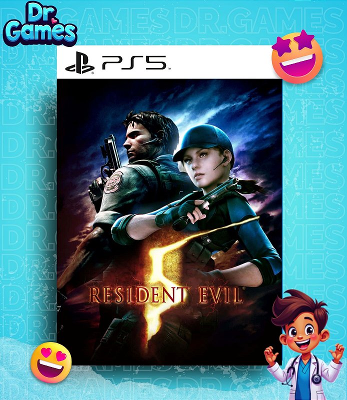 RESIDENT EVIL 5 (EDIÇÃO PADRÃO) - PS5 MÍDIA DIGITAL