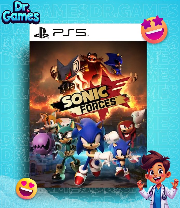 SONIC FORCES (EDIÇÃO PADRÃO) - PS5 MÍDIA DIGITAL