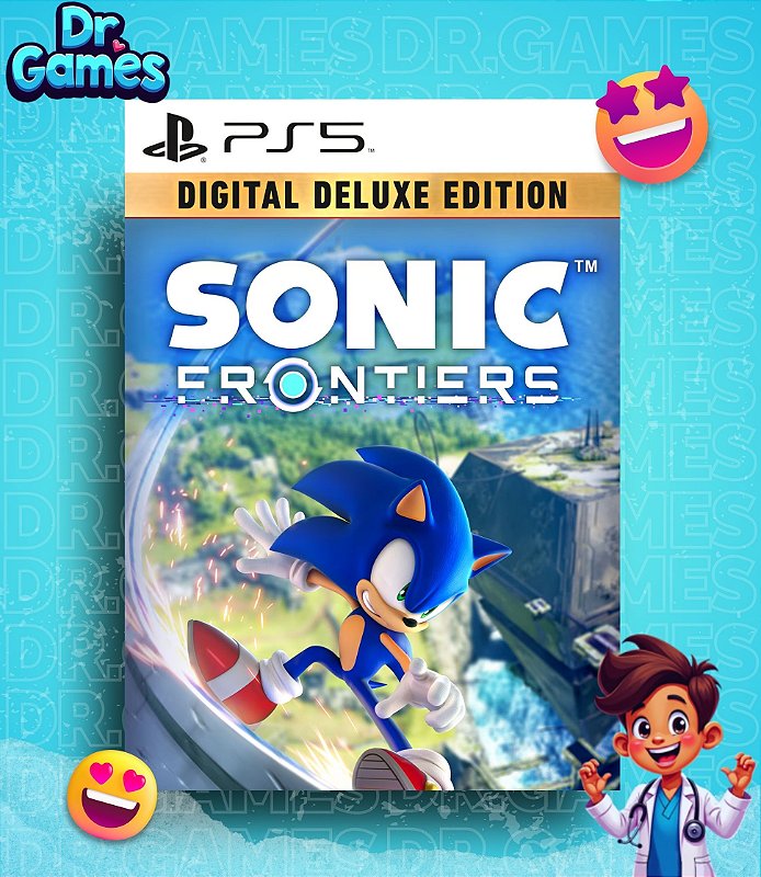 SONIC FRONTIERS (EDIÇÃO DIGITAL DELUXE) - PS5 MÍDIA DIGITAL