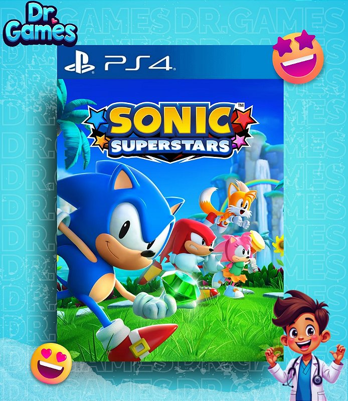 SONIC SUPERSTARS (EDIÇÃO PADRÃO) - PS4 MÍDIA DIGITAL