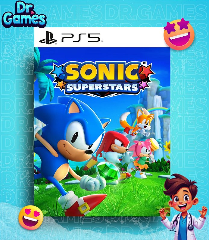 SONIC SUPERSTARS (EDIÇÃO PADRÃO) - PS5 MÍDIA DIGITAL