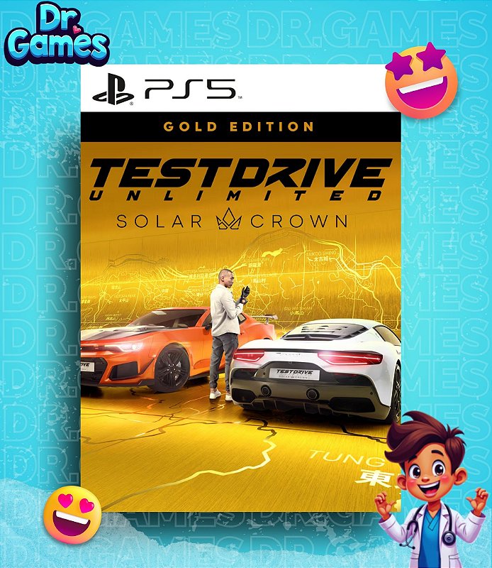 TEST DRIVE UNLIMITED SOLAR CROWN (GOLD EDITION) - PS5 MÍDIA DIGITAL