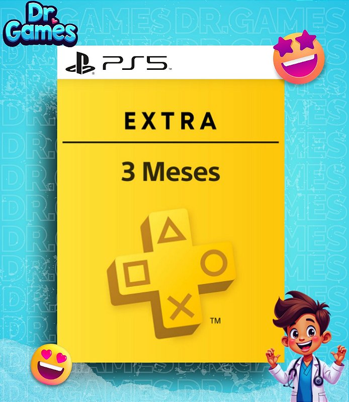 PS PLUS EXTRA - PSN PLUS EXTRA (3 MESES) - PS5 MÍDIA DIGITAL