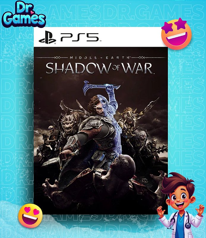 TERRA-MÉDIA™: SOMBRAS DA GUERRA™ (EDIÇÃO PADRÃO) - PS5 MIDIA DIGITAL