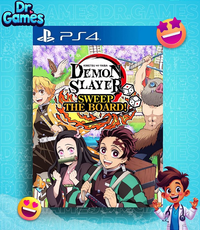 DEMON SLAYER - KIMETSU NO YAIBA - SWEEP THE BOARD! (EDIÇÃO PADRÃO) - PS4 MÍDIA DIGITAL