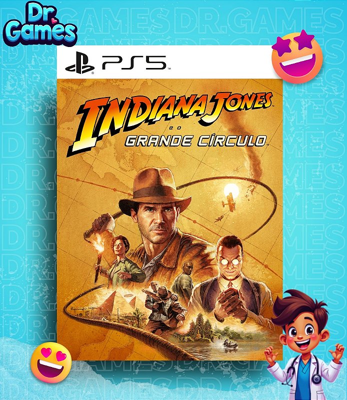 INDIANA JONES E O GRANDE CÍRCULO (EDIÇÃO PADRÃO) - PS5 MÍDIA DIGITAL