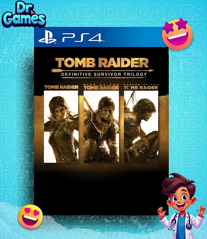 TOMB RAIDER DEFINITIVE SURVIVOR TRILOGY - PS4 MÍDIA DIGITAL