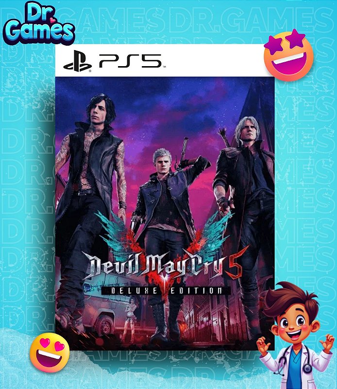 DEVIL MAY CRY 5 DELUXE + VERGIL (DELUXE EDITION) - PS5 MÍDIA DIGITAL