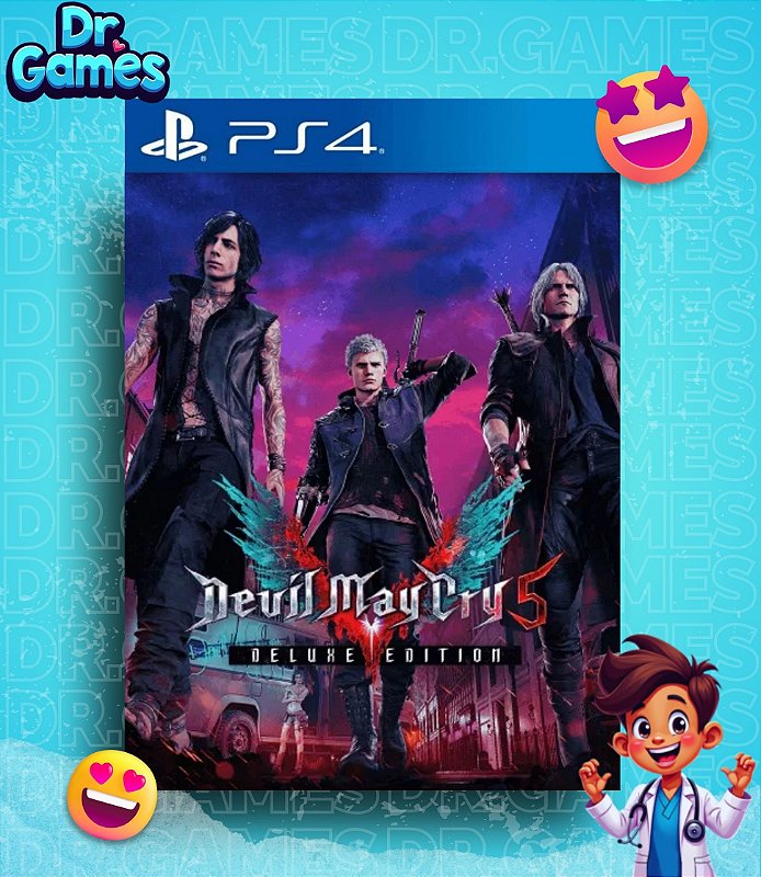 DEVIL MAY CRY 5 DELUXE + VERGIL (DELUXE EDITION) - PS4 MÍDIA DIGITAL