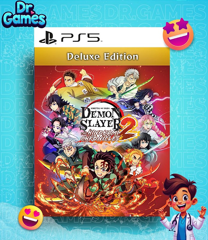 DEMON SLAYER - KIMETSU NO YAIBA - THE HINOKAMI CHRONICLES 2 (DELUXE EDITION) - PS5 MÍDIA DIGITAL