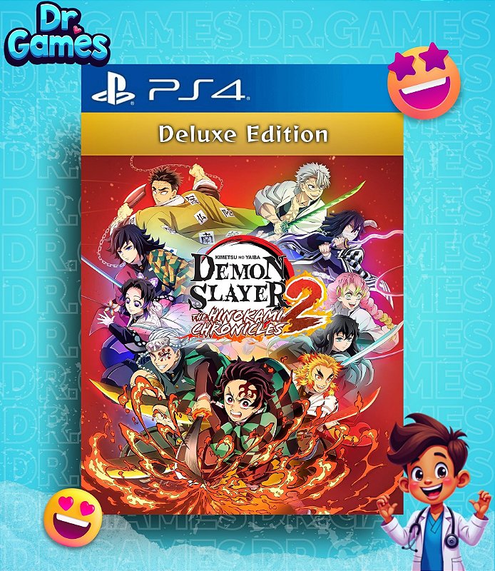 DEMON SLAYER - KIMETSU NO YAIBA - THE HINOKAMI CHRONICLES 2 (DELUXE EDITION) - PS4 MÍDIA DIGITAL