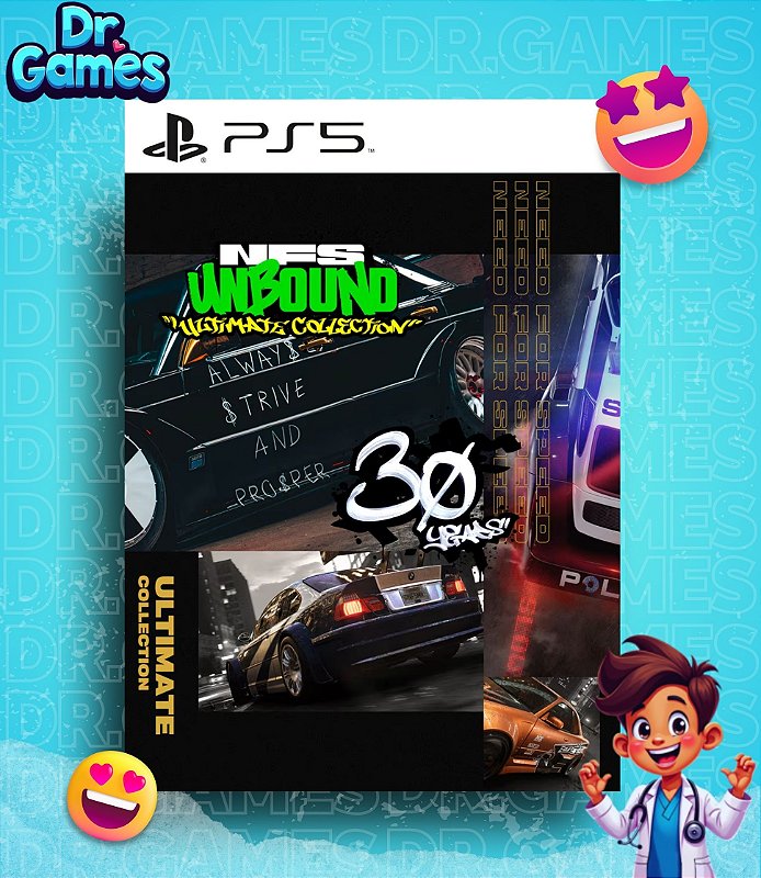 NEED FOR SPEED™ UNBOUND (ULTIMATE COLLECTION) - PS5 MÍDIA DIGITAL
