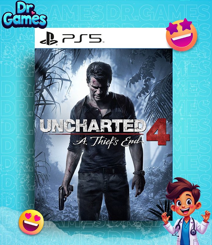 UNCHARTED 4: A THIEF’S END (EDIÇÃO PADRÃO) - PS5 MÍDIA DIGITAL