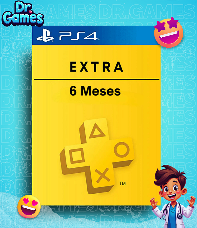 PS PLUS EXTRA - PSN PLUS EXTRA (6 MESES) - PS4 MÍDIA DIGITAL