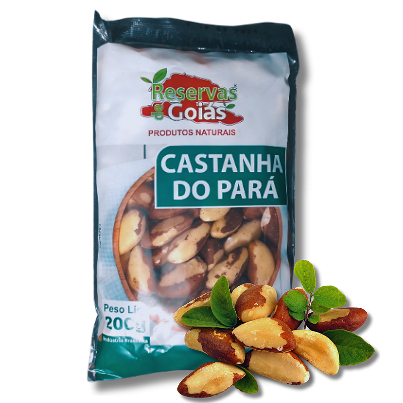 Castanha-do-Pará Inteira 200g Crua - Cajuzin