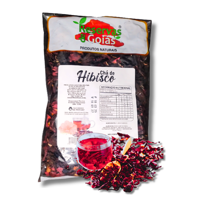 Chá de Hibisco 200g – Cajuzin