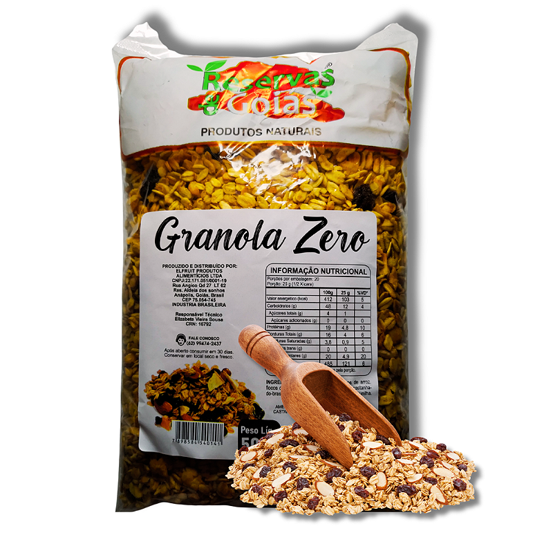 Granola Zero 500g – Cajuzin