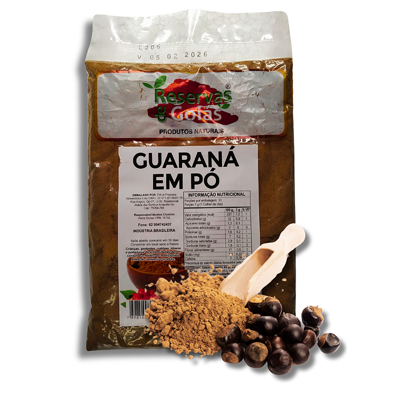 Guaraná em Pó 100g – Cajuzin