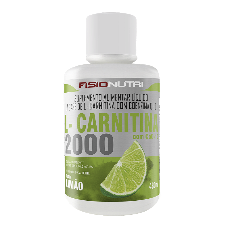 para que serve l carnitina 2000 L-Carnitina 2000 Líquida com Coenzima Q10 480ml - Fisionutri - Fisionutri  Brasil