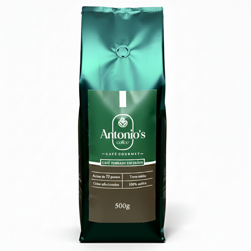 Café Arábica Gourmet 500g - Torrado em Grãos