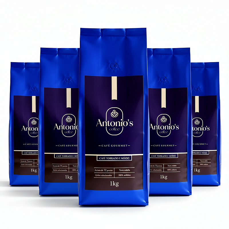 Café Arábica Gourmet 5KG - Torrado e Moído