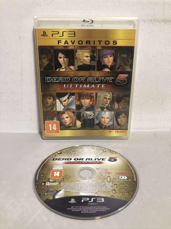 Dead or Alive 5 Ultimate Favoritos Nacional PS3 - SilvioPlay Games