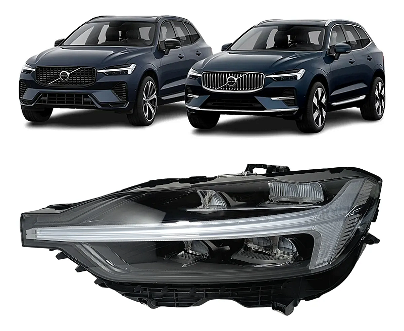 Farol Volvo Xc60 Full Led 2022 2023 2024 2025 LE - Box7 Auto Peças
