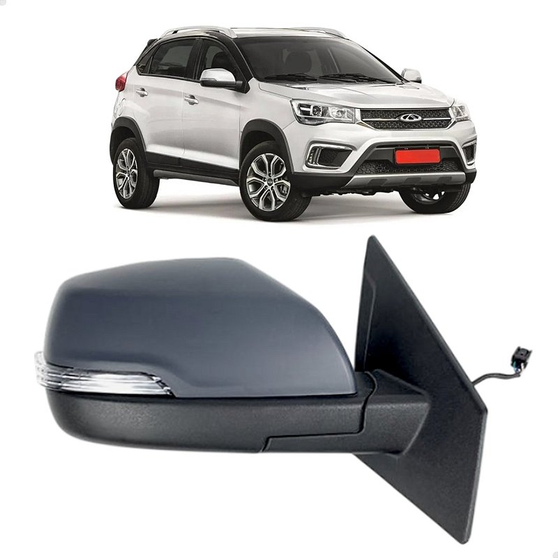 虎2 Retrovisor Elétrico Pisca Dir Tiggo 2 19-22 | BOX 7 - Box7 Auto Peças