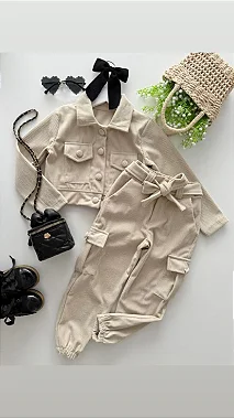 Conjunto Infantil Veludo Cotolê