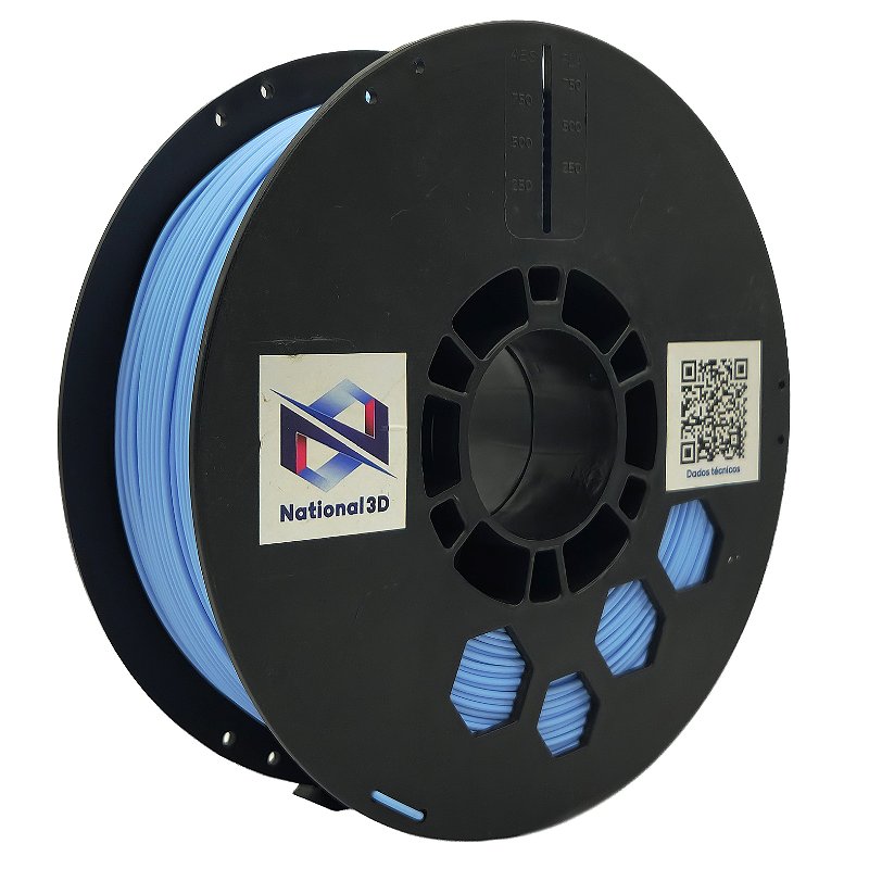 FILAMENTO PLA MAX HIGH SPEED AZUL BEBE 1,75mm 1Kg