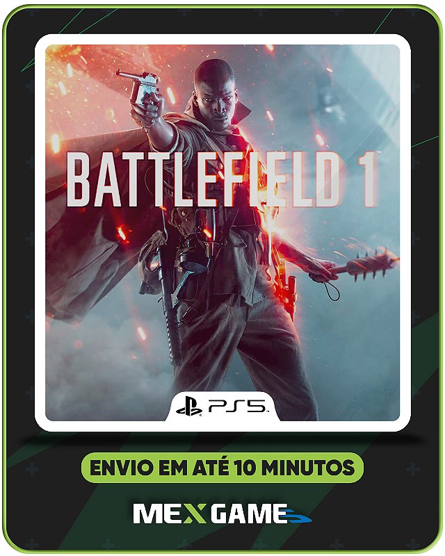 BATTLEFIELD 1 - PS5 - MÍDIA DIGITAL - Mex Games