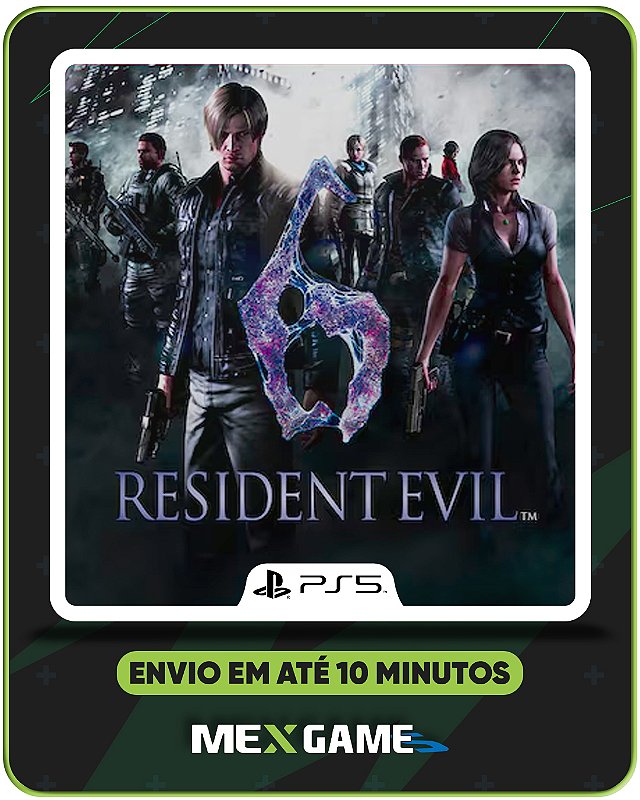 RESIDENT EVIL 6 - PS5 - MÍDIA DIGITAL - Mex Games